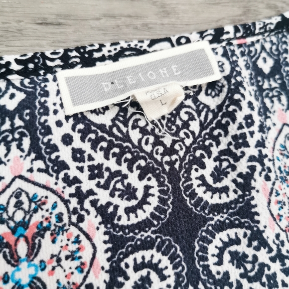 Nordstrom sleeveless Paisley Print with front keyhole - Picture 4 of 8